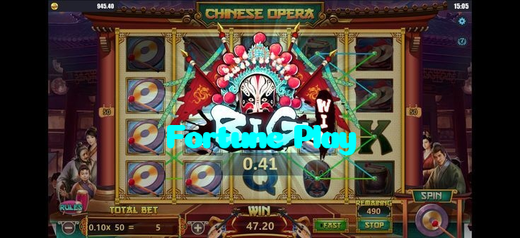 Fortune Play casino presented on mobile device in Pakistan with slots and live games